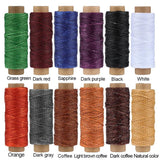 12 Colours Waxed Thread Leather Sewing Waxed Thread For Leather Waxed Cord For Leather Craft Hand Stitching Thread - Woodland Gatherer Woodland Gatherer | Australian Online Gift Store | Gifts & Treasures | Special Occasions & Everyday Fun | Whimsical Treats | Costumes | Jewellery | Fashion | Crafting DIY | Stationery | Boho Festival Fashion | Home Decor & Fittings     Afterpay Available Paypal Available Humm Available Worldwide Shipping Available