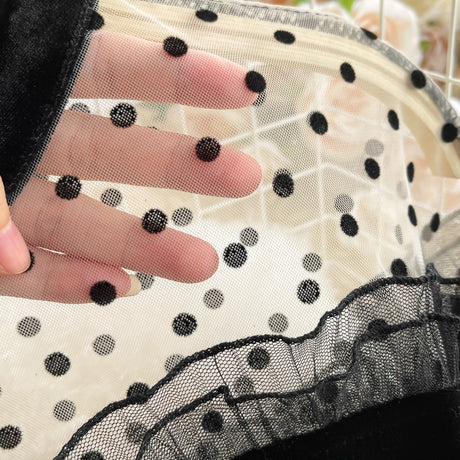 Vintage Black Va-Va Velvet Trumpet Dress