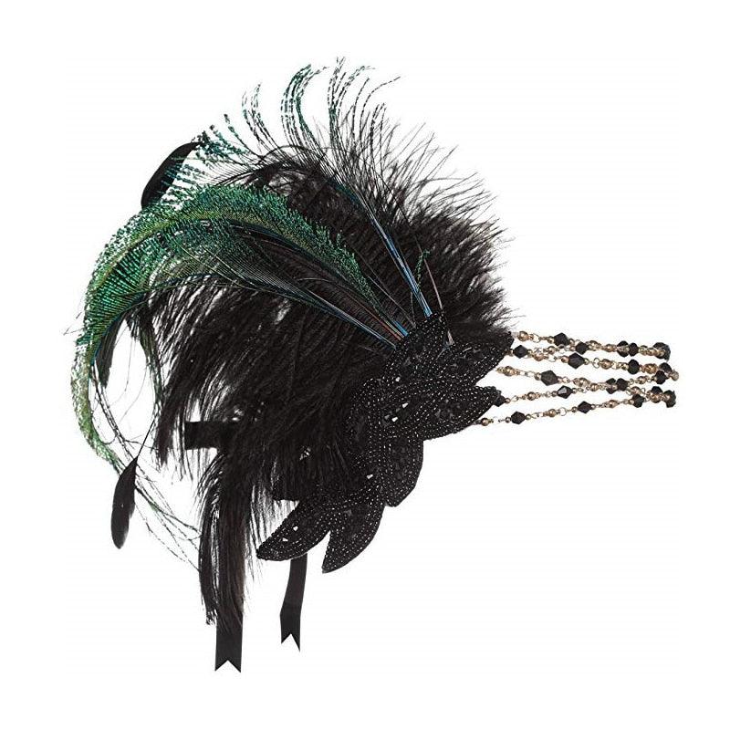 1920s Headpiece Green Feather Flapper Headband Great Gatsby Headdress - Woodland Gatherer Woodland Gatherer | Australian Online Gift Store | Gifts & Treasures | Special Occasions & Everyday Fun | Whimsical Treats | Costumes | Jewellery | Fashion | Crafting DIY | Stationery | Boho Festival Fashion | Home Decor & Fittings     Afterpay Available Paypal Available Humm Available Worldwide Shipping Available