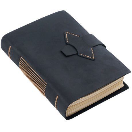 Hand Made Genuine Leather Journal Thick Kraft Paper Notebook 400P