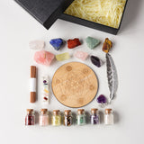 The Healer's Set - 7 Chakra Raw Stone Gift Box Set