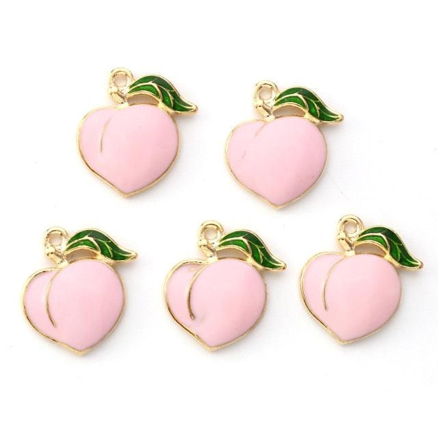 10Pcs Gold Plated Enamel Strawberry & Peach Charms For Necklace Bracelet Earring Jewellery Making - Woodland Gatherer Woodland Gatherer | Australian Online Gift Store | Gifts & Treasures | Special Occasions & Everyday Fun | Whimsical Treats | Costumes | Jewellery | Fashion | Crafting DIY | Stationery | Boho Festival Fashion | Home Decor & Fittings     Afterpay Available Paypal Available Humm Available Worldwide Shipping Available