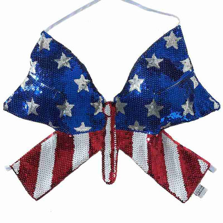 Butterfly Sequin Crop Tops