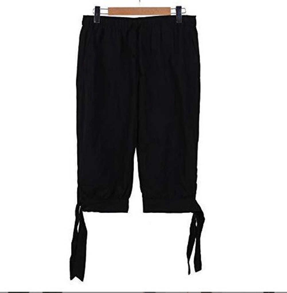 Men Medieval Renaissance Viking Pirate Pants Cosplay Costume