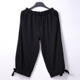 Men Medieval Renaissance Viking Pirate Pants Cosplay Costume