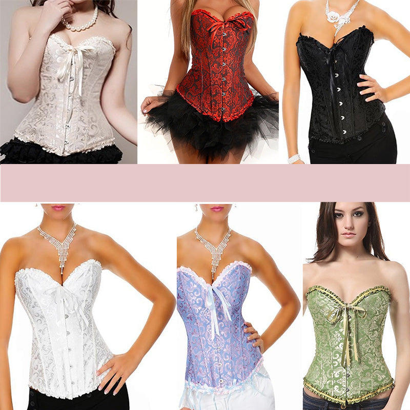 Victorian Jacquard Overbust Corsets