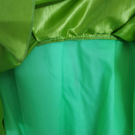 The Green Flower Fairy Tinkerbell Halloween Cosplay Girls Costume