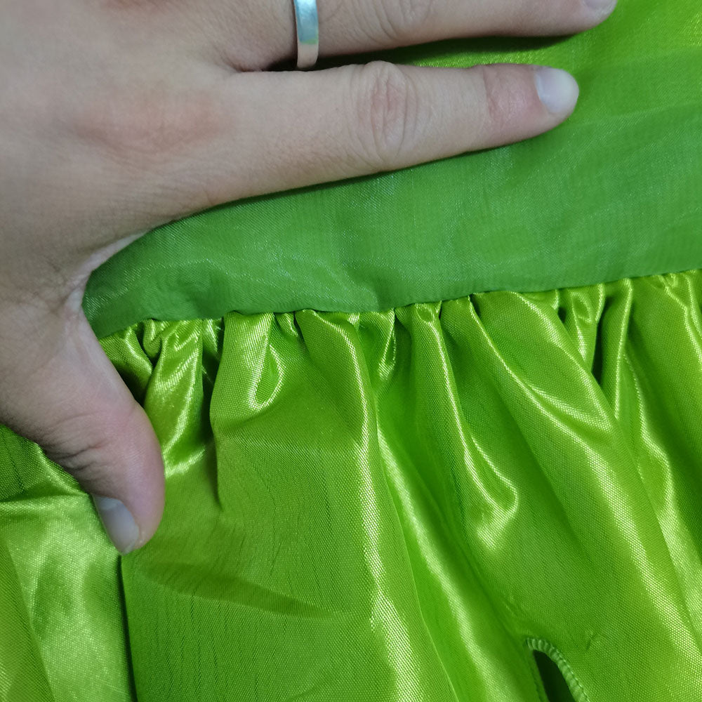 The Green Flower Fairy Tinkerbell Halloween Cosplay Girls Costume