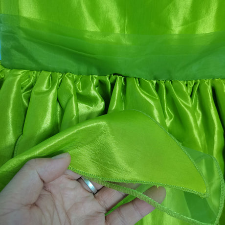 The Green Flower Fairy Tinkerbell Halloween Cosplay Girls Costume