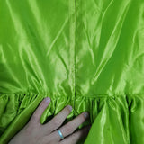 The Green Flower Fairy Tinkerbell Halloween Cosplay Girls Costume