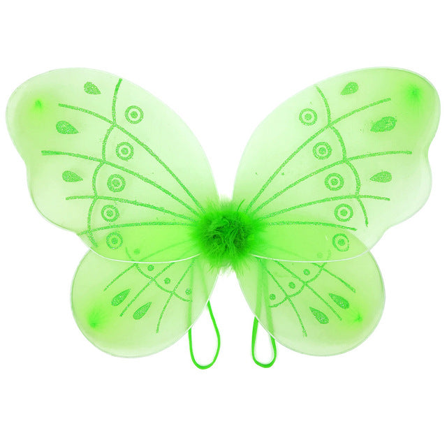 The Green Flower Fairy Tinkerbell Halloween Cosplay Girls Costume