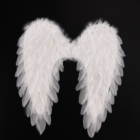 Black Red Pink or White Angel Feather Wings