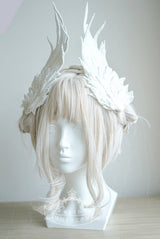 Lolita Angel Wings Hairpins Harajuku Cosplay Headdress Embroidered Feather Hair Clip Accessories
