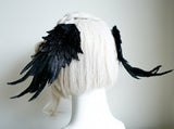 Lolita Angel Wings Hairpins Harajuku Cosplay Headdress Embroidered Feather Hair Clip Accessories