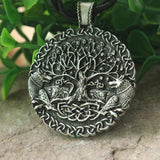 Norse Viking Wolves Tree of Life Necklace Pendant Jewellery Fashion | Woodland Gatherer | Australian Online Store | Gifts & Treasures | Special Occasions & Everyday Fun | Boho Life | Whimsical Treats | Jewellery | Fashion | Crafting DYI | Stationery | Boho Festival Fashion 