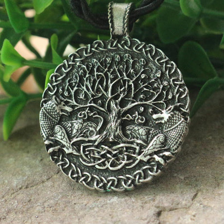 Norse Viking Wolves Tree of Life Necklace Pendant Jewellery Fashion | Woodland Gatherer | Australian Online Store | Gifts & Treasures | Special Occasions & Everyday Fun | Boho Life | Whimsical Treats | Jewellery | Fashion | Crafting DYI | Stationery | Boho Festival Fashion 