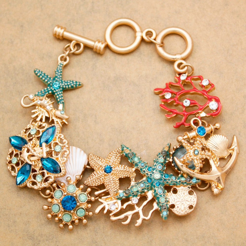 Mermaid Charm Bracelet Pins Brooches Earrings Jewellery Fashion Online Gift Store | Woodland Gatherer | Australian Online Store | Gifts & Treasures | Special Occasions & Everyday Fun | Boho Life | Whimsical Treats | Jewellery | Fashion | Crafting DYI | Stationery | Boho Festival Fashion 