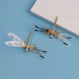 One Golden Dragonfly Hairpins