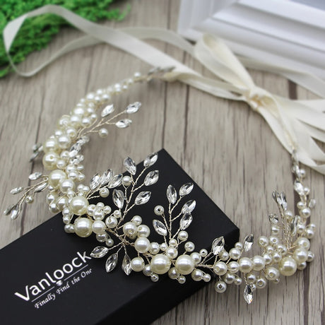Pearl Tiara Woodland Crown