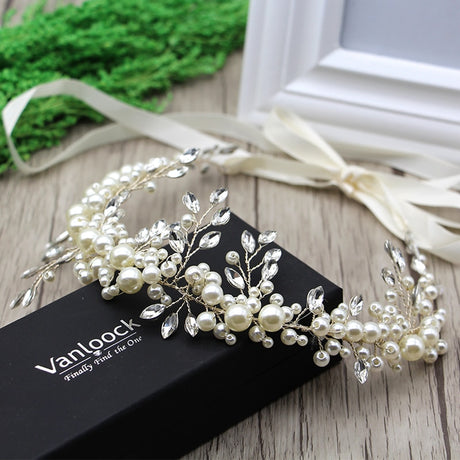 Pearl Tiara Woodland Crown