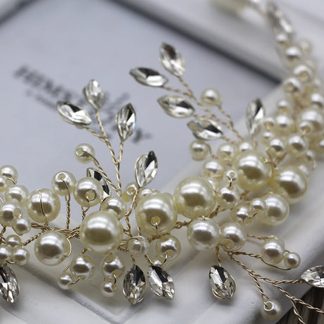 Pearl Tiara Woodland Crown