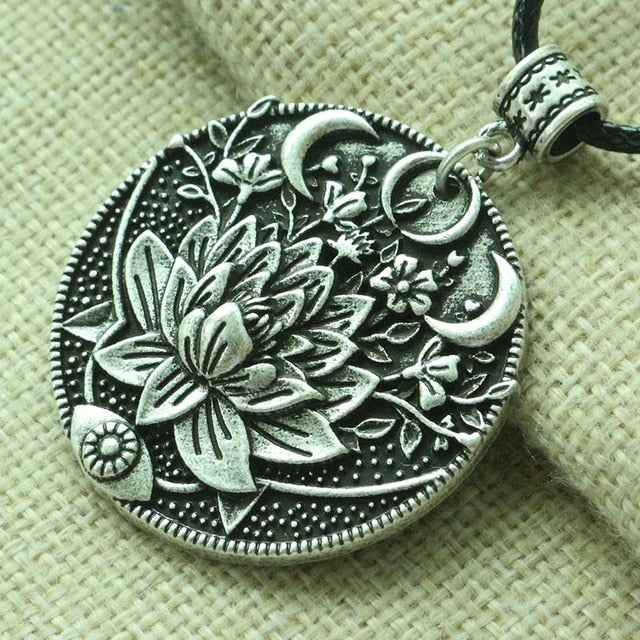 Luna Goddess Earthwoman Buddhist Lotus Flower Three Moon Boho jewellery Fashion | Woodland Gatherer | Australian Online Store | Gifts & Treasures | Special Occasions & Everyday Fun | Boho Life | Whimsical Treats | Jewellery | Fashion | Crafting DYI | Stationery | Boho Festival Fashion 