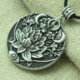 Luna Goddess Earthwoman Buddhist Lotus Flower Three Moon Boho jewellery Fashion | Woodland Gatherer | Australian Online Store | Gifts & Treasures | Special Occasions & Everyday Fun | Boho Life | Whimsical Treats | Jewellery | Fashion | Crafting DYI | Stationery | Boho Festival Fashion 