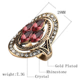 Rose Crystal Ring