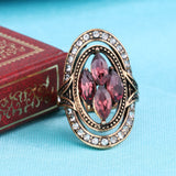 Rose Crystal Ring