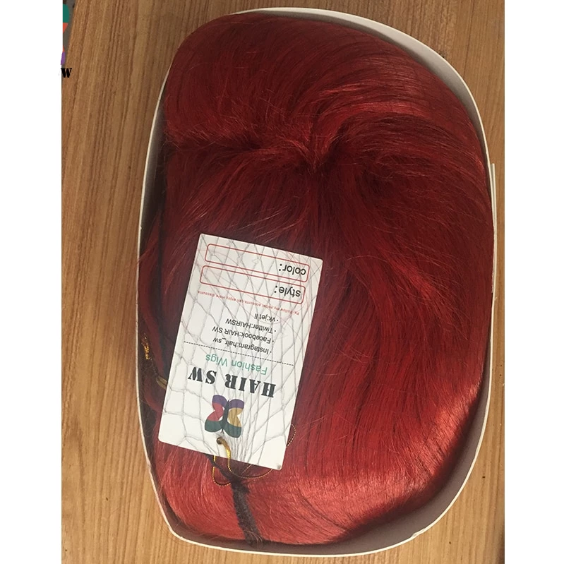 Long Wavy Jessica Rabbit Red Wig Heat Resistant.