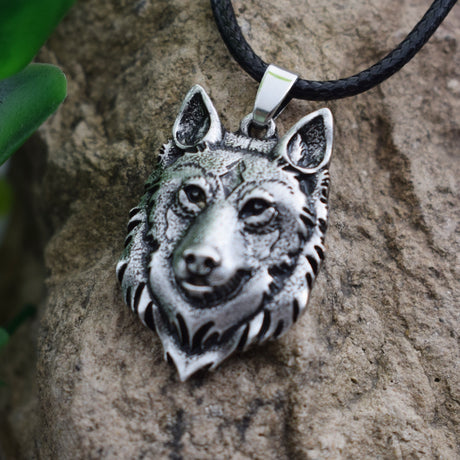 Norse Viking Amulet Wolf's Head.