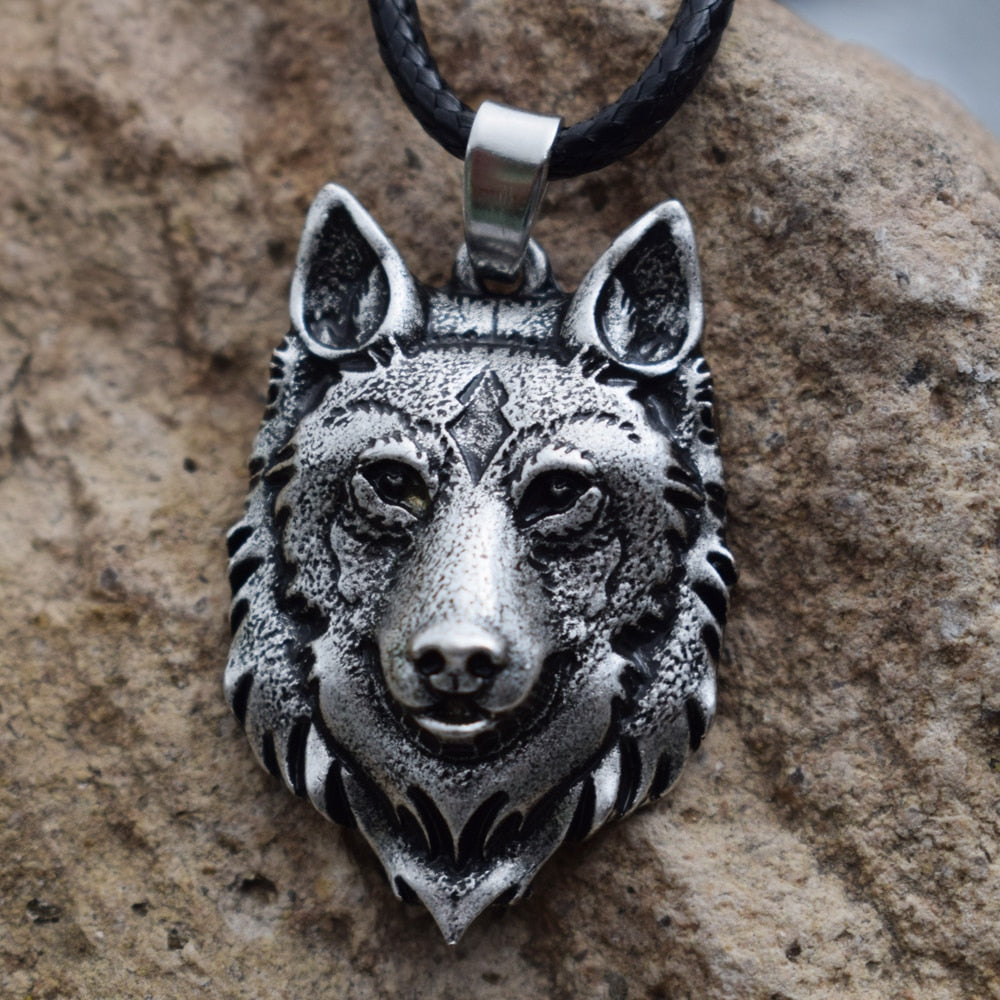 Norse Viking Amulet Wolf's Head.