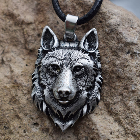 Norse Viking Amulet Wolf's Head.
