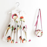Toddler Holiday Dresses with Matching Purse