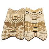 Plaid Wooden Bow Ties For Men