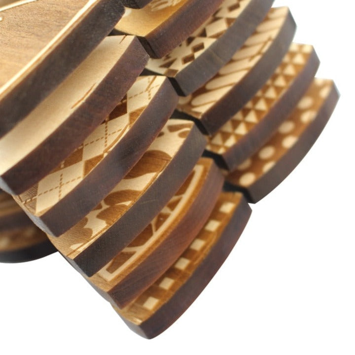 Plaid Wooden Bow Ties For Men