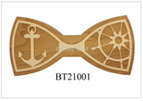 Plaid Wooden Bow Ties For Men
