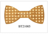 Plaid Wooden Bow Ties For Men