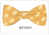 Plaid Wooden Bow Ties For Men