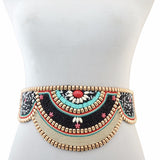 Bohemian Charm Belt with Beading