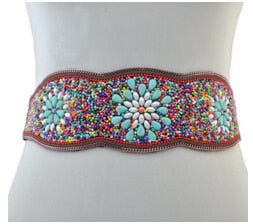 Bohemian Charm Belt with Beading