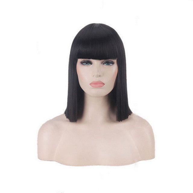 Mrs Wallace Cosplay Wig Green Black Red Pink Blue White Blonde Purple Brown Silver