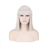 Mrs Wallace Cosplay Wig Green Black Red Pink Blue White Blonde Purple Brown Silver