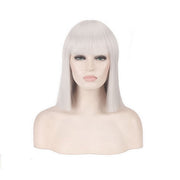 Mrs Wallace Cosplay Wig Green Black Red Pink Blue White Blonde Purple Brown Silver