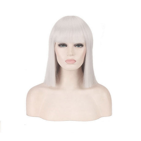 Mrs Wallace Cosplay Wig Green Black Red Pink Blue White Blonde Purple Brown Silver