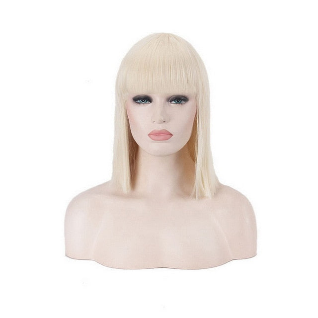 Mrs Wallace Cosplay Wig Green Black Red Pink Blue White Blonde Purple Brown Silver