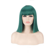 Mrs Wallace Cosplay Wig Green Black Red Pink Blue White Blonde Purple Brown Silver