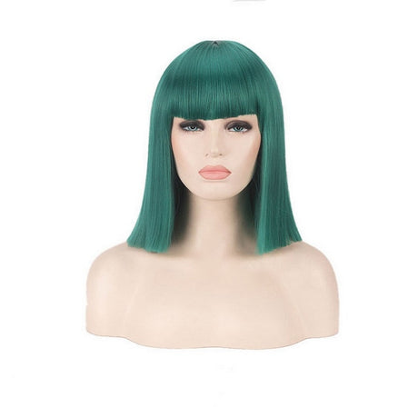 Mrs Wallace Cosplay Wig Green Black Red Pink Blue White Blonde Purple Brown Silver