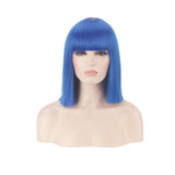 Mrs Wallace Cosplay Wig Green Black Red Pink Blue White Blonde Purple Brown Silver