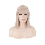Mrs Wallace Cosplay Wig Green Black Red Pink Blue White Blonde Purple Brown Silver